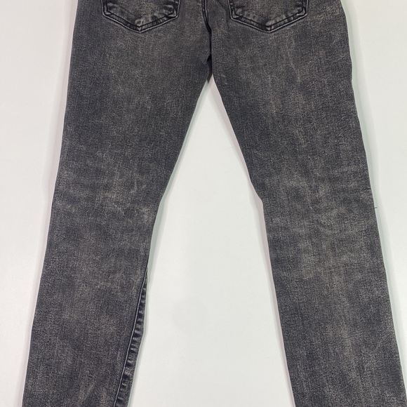 American Eagle Next Level Flex Slim Grey Black Distressed Jeans 28x32 - Picture 6 of 14